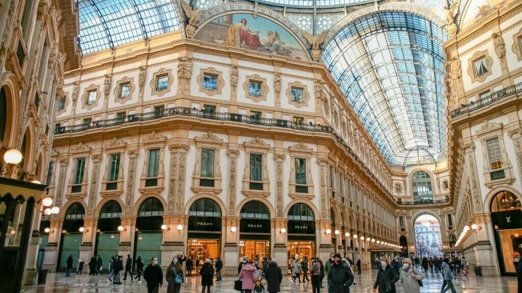 Milão - capital do design: Galleria Vittorio Emanuele