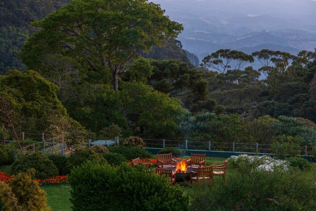 O Hotel Toriba está em uma área de 250 hectares em meio à vegetação típica da Serra da Mantiqueira